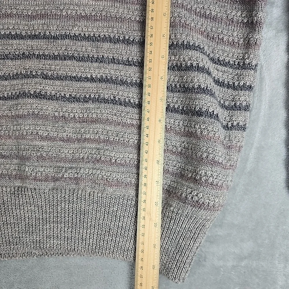 Michael Jordan by Lowell Dreyfus Mens VTG Wool‎ Sweater Grey Medium 3D Knit